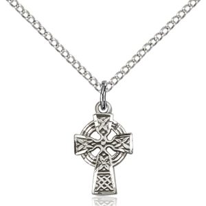 Celtic Cross Pendant - Sterling Silver