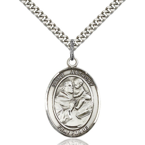 St. Anthony Medal - Sterling Silver