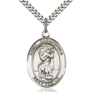 St. Christopher Medal - Sterling Silver