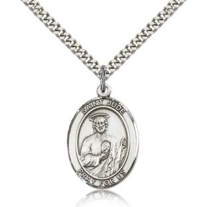 St. Jude Medal - Sterling Silver