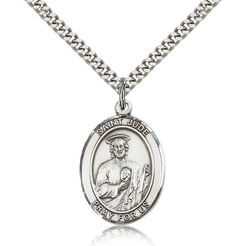 St. Jude Medal - Sterling Silver