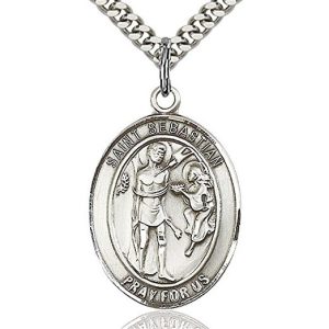 St. Sebastian Medal - Sterling Silver
