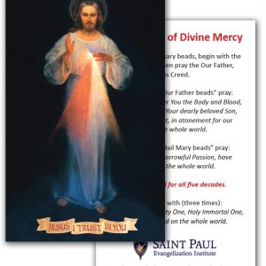 Holy Cards - Divine Mercy (100 Pack)