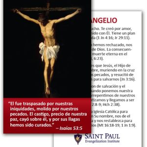 Holy Cards - The Gospel in Spanish (100 Pack)