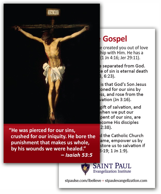 Holy Cards - The Gospel (100 Pack)