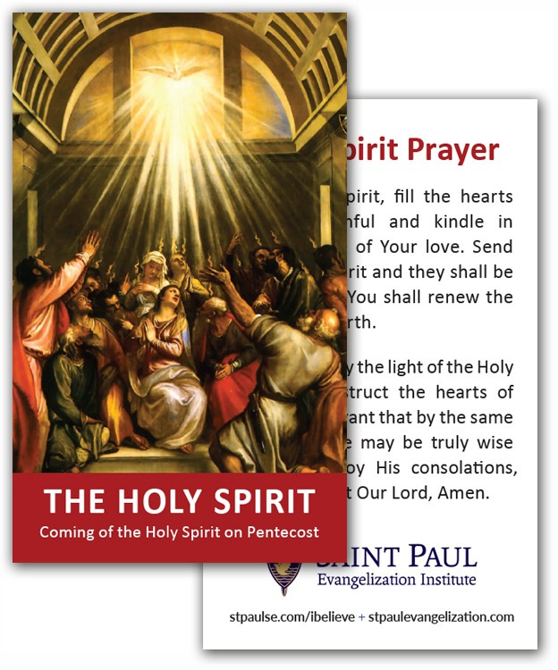 Holy Cards - Holy Spirit (100 Pack)