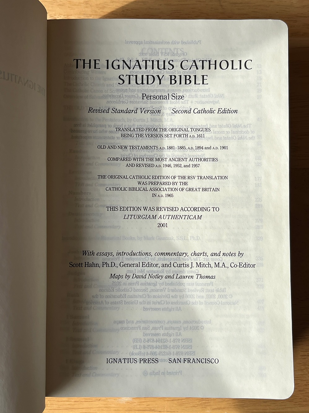 Ignatius Catholic Study Bible - Personal Size - Bonded Leather - Image 9