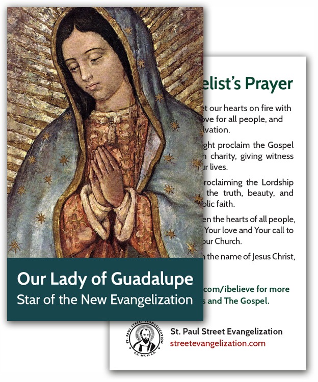 Holy Cards - Our Lady of Guadalupe (50 Pack)