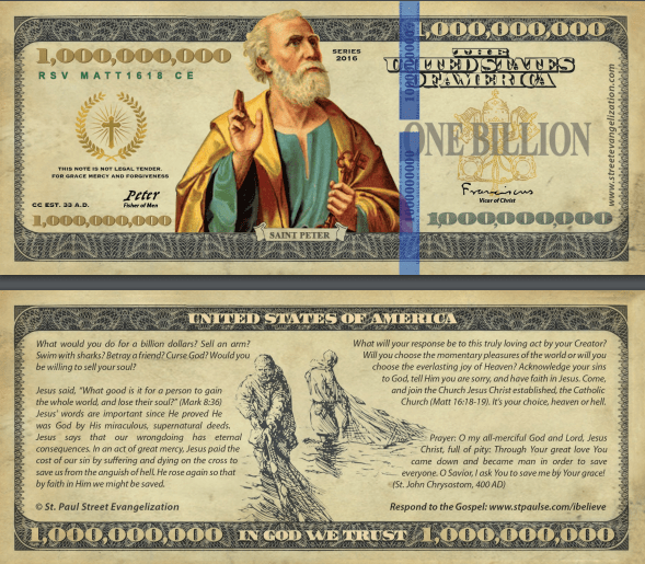 Tracts - Billion Dollar Bill