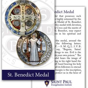Holy Cards - St. Benedict Medal (100 Pack)