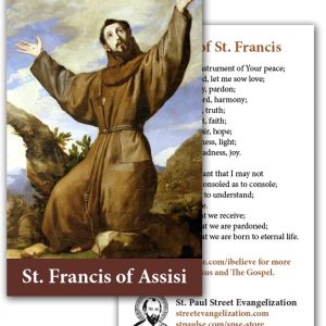 Holy Cards - St. Francis (100 Pack)