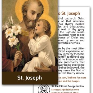 Holy Cards - St. Joseph (100 Pack)
