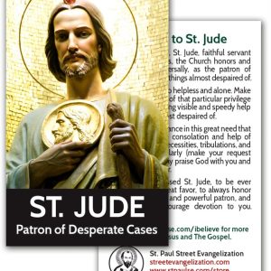 Holy Cards - St. Jude (100 Pack)