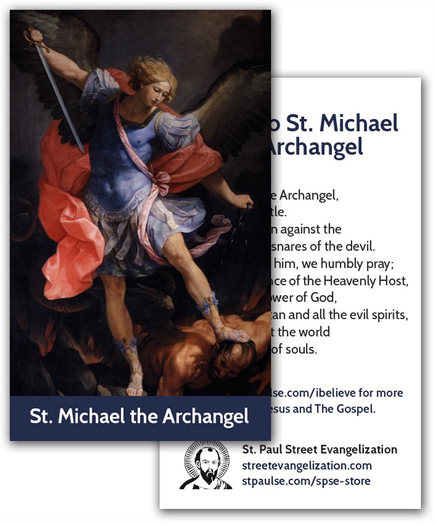 Holy Cards - St. Michael (100 Pack)