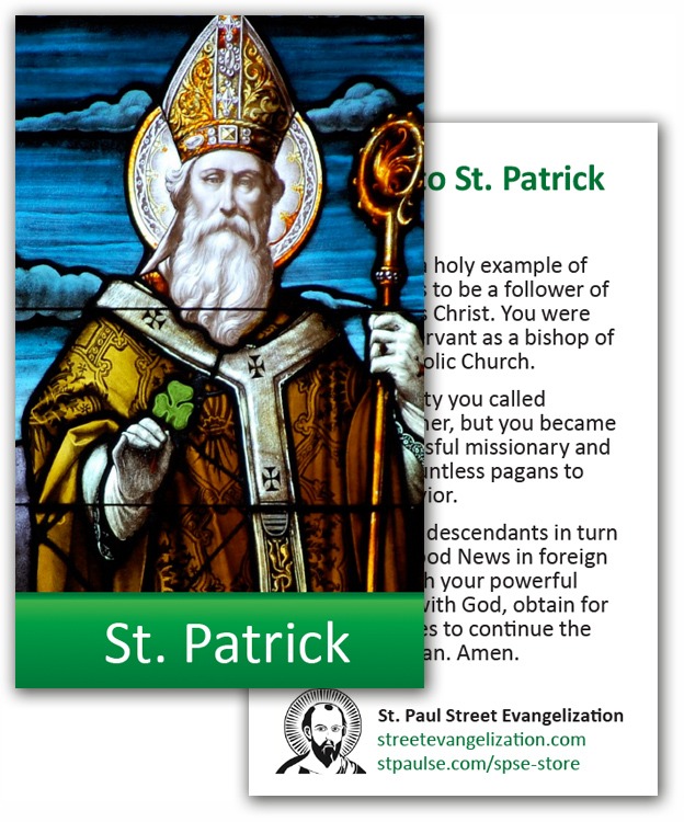 Holy Cards - St. Patrick (100 Pack)