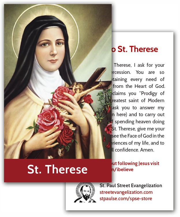 Holy Cards - St. Therese (100 Pack)