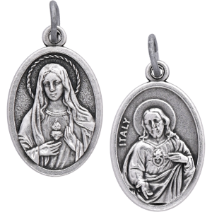 Sacred Heart of Jesus / Immaculate Heart of Mary Medal