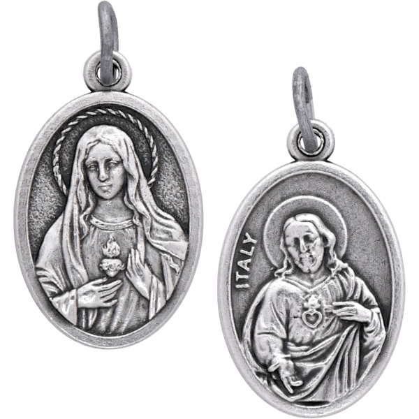 Sacred Heart of Jesus / Immaculate Heart of Mary Medal