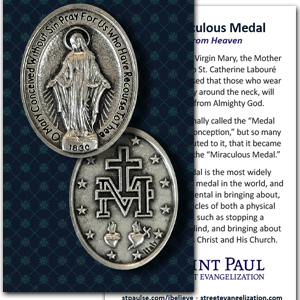 Holy Cards - Miraculous Medal (100 Pack)