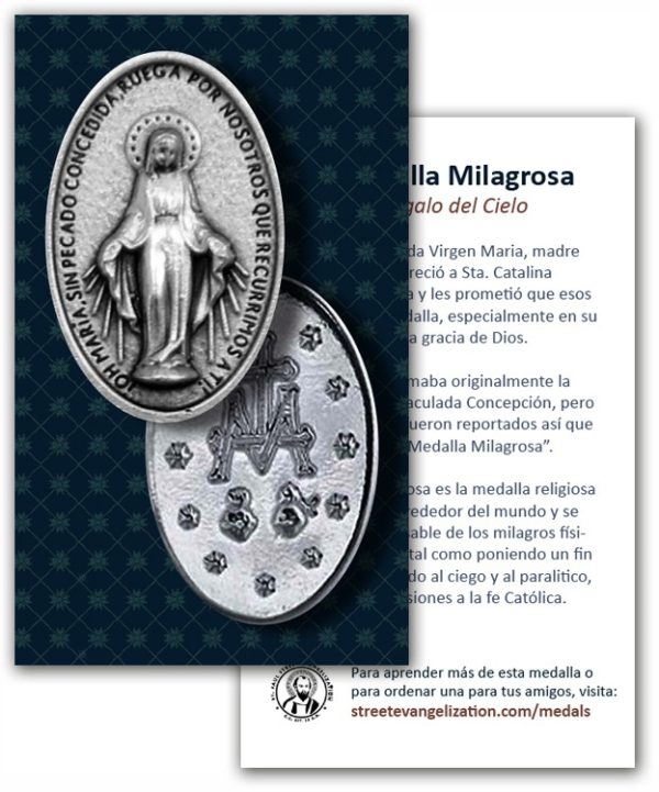 Holy Cards - Spanish Miraculous Medal (100 Pack)