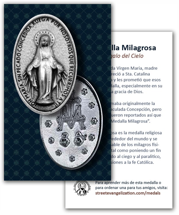 Holy Cards - Spanish Miraculous Medal (100 Pack)