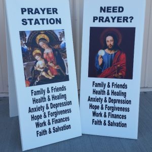 Prayer Station Sign