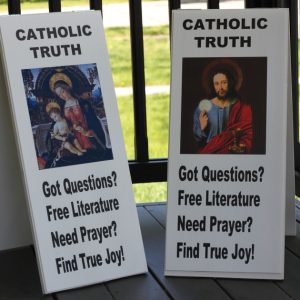 Catholic Truth Sign Panels