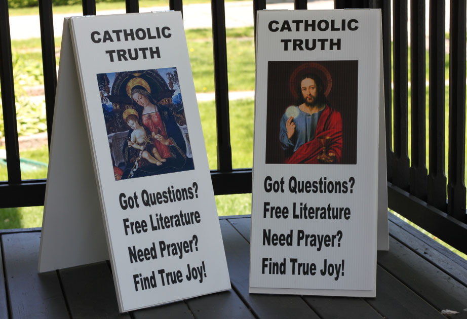 Catholic Truth Sign Panels
