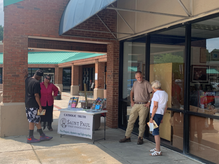 Evangelizing at St. Vincent de Paul